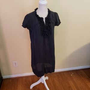Sunny Leigh 100% silk dress in black